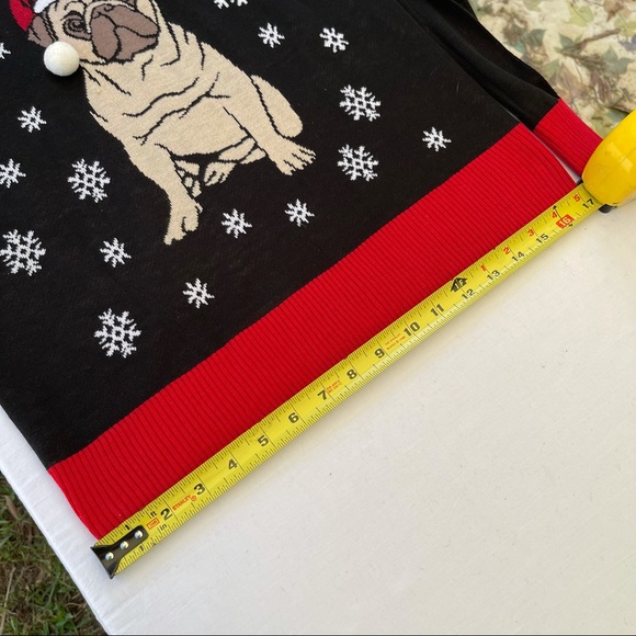 Custom Trump Pug Political Ugly Christmas Sweater One of a Kind - Picture 13 of 15